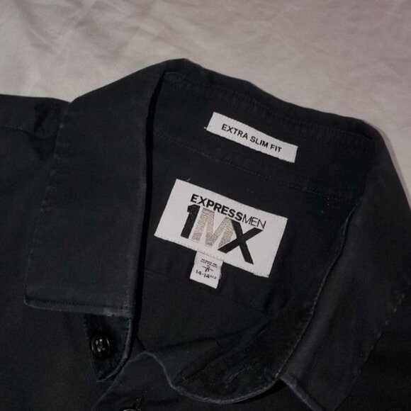 ExpressMen 1MX Button Up Sz Small P 14-14 ½  Extra Slim Fit - Picture 9 of 9